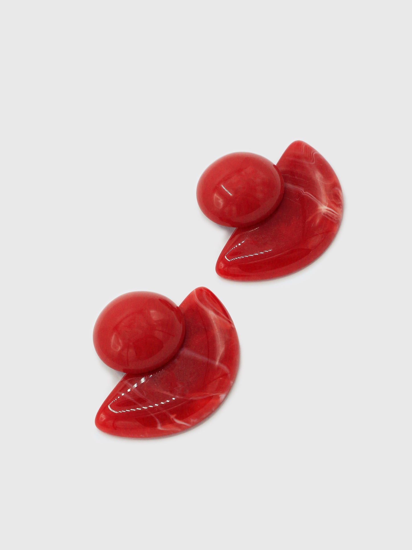 BRINCOS ACRÍLICO VERMELHOS