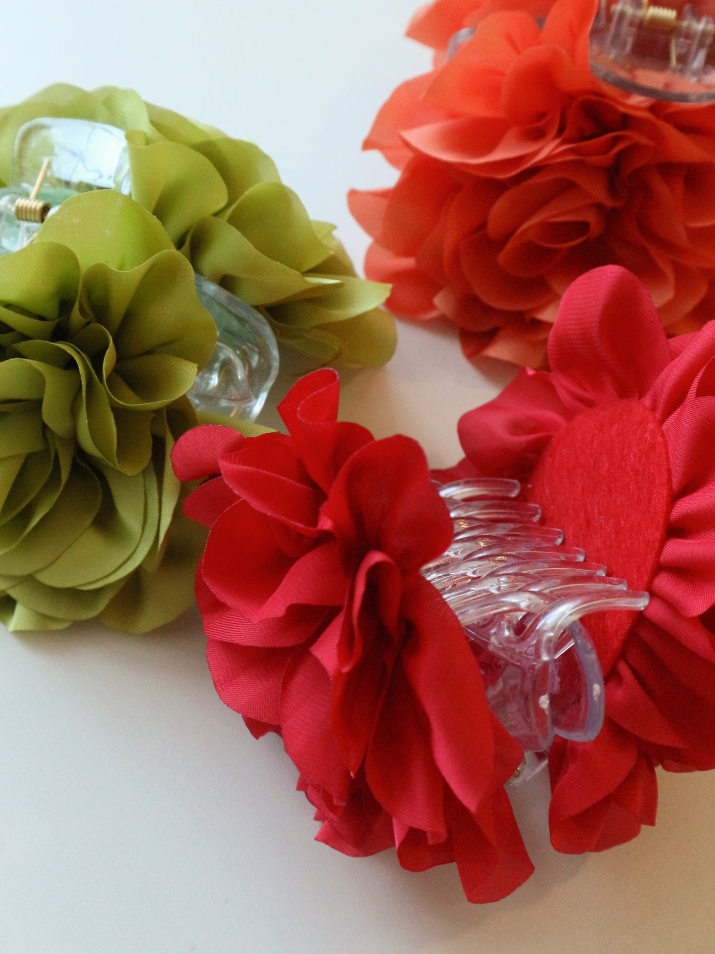 MOLA DE CABELO COM FLOR