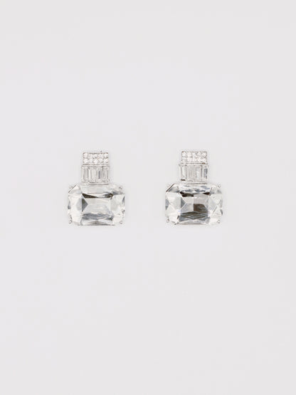 BRINCOS DIAMANTE QUADRADO