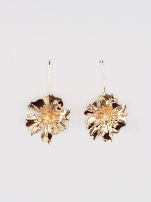 BRINCOS PENDENTES FLOR