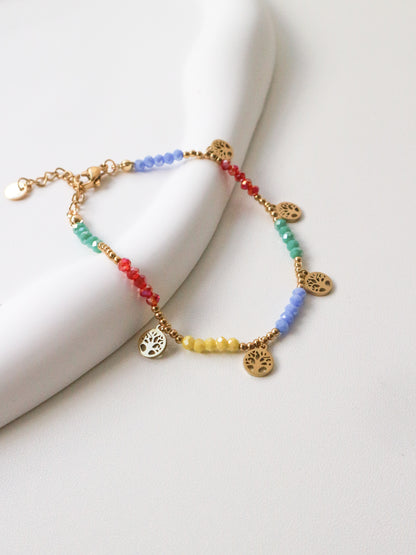 PULSEIRA COLORIDA ÁRVORE DA VIDA